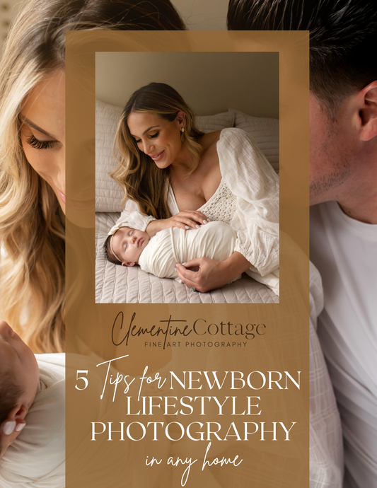FREEBIE! 5-Tips for Newborn Lifestyle Photography in any Home!
